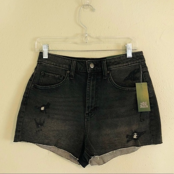 Women's High-Rise Mom Jean Shorts - Wild Fable™ - Picture 3 of 9